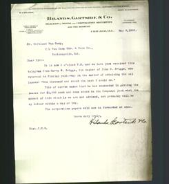 Letterhead - Hilands, Gartside & Co.