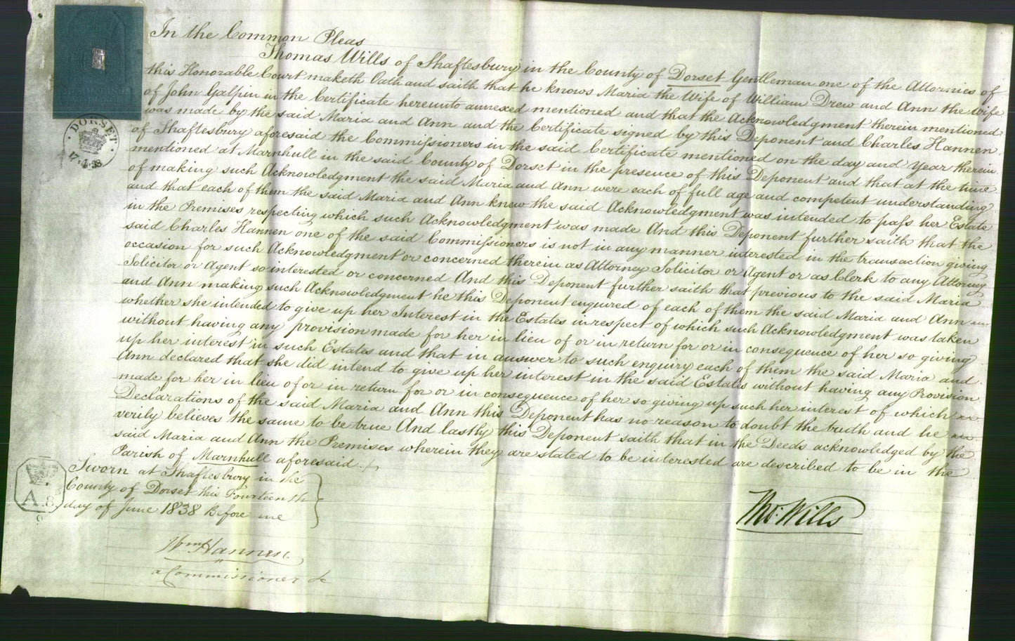 Court of Common Pleas - Maria Drew and Ann Galfin