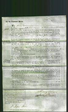 Court of Common Pleas - Jane Norris-Original Ancestry