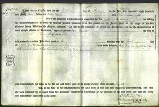 Deed by Married Women - Elizabeth Jones-Original Ancestry