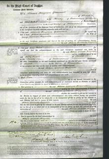 Court of Common Pleas - Helena Gertrude Hoggarth-Original Ancestry