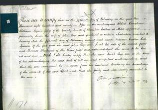 Deed by Married Women - Sarah Page-Original Ancestry