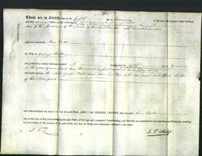 Deed by Married Women - Ann Watts-Original Ancestry