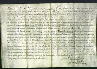 Deed by Married Women - Mary Rawes Wake-Original Ancestry