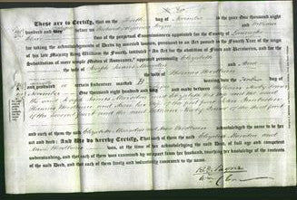 Deed by Married Women - Elizabeth Marsden and Anne Woodburn-Original Ancestry