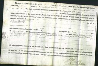 Deed by Married Women - Georgiana Cloudley-Original Ancestry