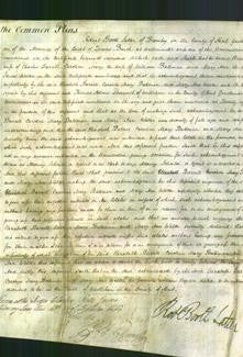 Court of Common Pleas - Elizabeth Barrell, Caroline Mary Bateman and Mary Ann Walter-Original Ancestry