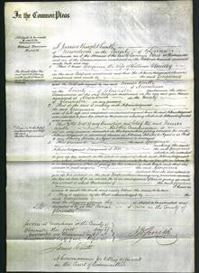 Court of Common Pleas - Georgiana Cloudley-Original Ancestry