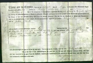Deed by Married Women - Elizabeth Clark-Original Ancestry