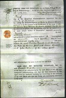 Deed by Married Women - Hannah Dearle-Original Ancestry