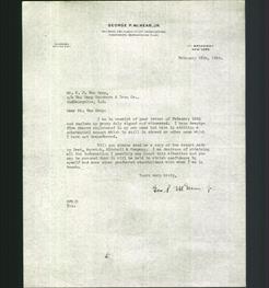 Letterhead - George P. McNear, Jr.