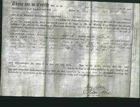 Deed by Married Women - Ellen Codling-Original Ancestry