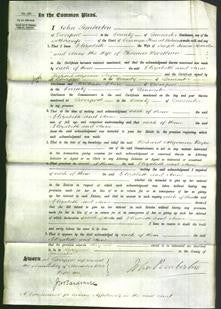 Court of Common Pleas - Elizabeth Marsden and Anne Woodburn-Original Ancestry