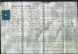 Deed by Married Women - Janet Caroline Hotchkis-Original Ancestry