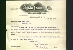 Letterhead - Byram Foundry Co.