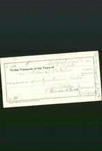 Wakefield, Massachusetts Payment Voucher - Watson E Hutchins