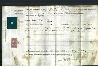 Deed by Married Women - Augusta Parry-Original Ancestry
