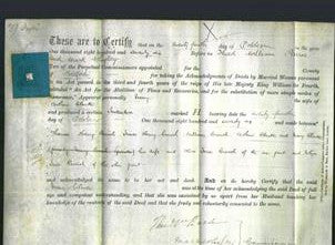 Deed by Married Women - Mary Parrish Clarke-Original Ancestry