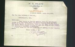 Letterhead - N.D. Pratt