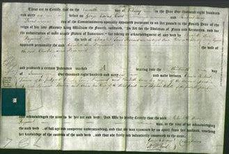 Deed by Married Women - Charlotte Ann Poignand-Original Ancestry