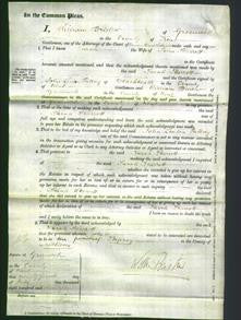 Court of Common Pleas - Sarah Sherrott-Original Ancestry