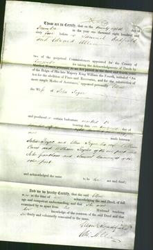 Deed by Married Women - Ellen Fryer-Original Ancestry