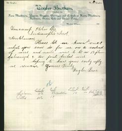 Letterhead - Wagler Brothers