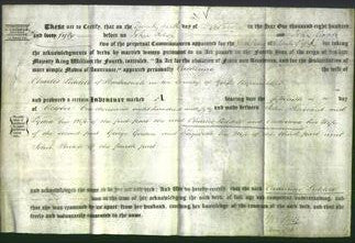 Deed by Married Women - Catherine Liddell-Original Ancestry
