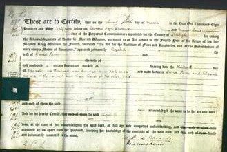 Deed by Married Women - Elizabeth Parry-Original Ancestry