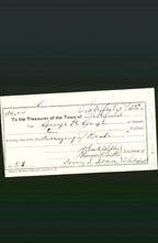 Wakefield, Massachusetts Payment Voucher - George H Gage