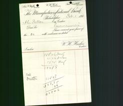 Bank Letterhead - Manufacturers National Bank