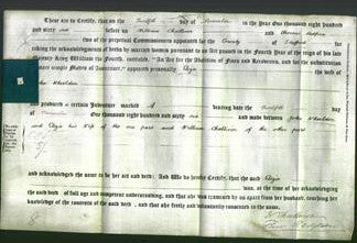 Deed by Married Women - Eliza Wheeldon-Original Ancestry