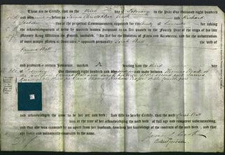 Deed by Married Women - Sarah Ball-Original Ancestry