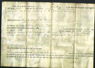 Deed by Married Women - Sarah Elizabeth Deane-Original Ancestry