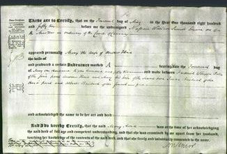 Deed by Married Women - Mary Hind-Original Ancestry