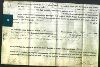 Deed by Married Women - Rachel Harris-Original Ancestry