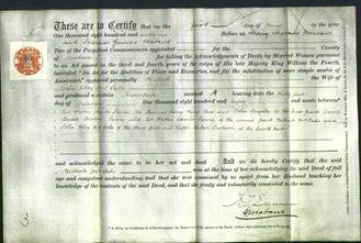 Deed by Married Women - Bilhah McCabe-Original Ancestry