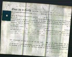 Deed by Married Women - Sarah Shave-Original Ancestry