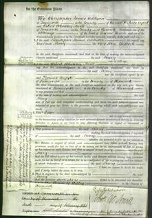 Court of Common Pleas - Mary Bullock-Original Ancestry