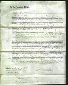Court of Common Pleas - Mary Ann Tate-Original Ancestry
