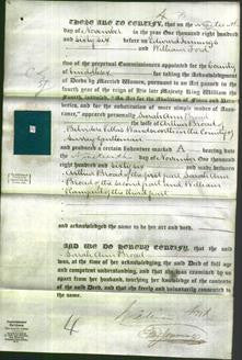 Deed by Married Women - Sarah Ann Broad – Original Ancestry