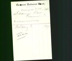 Bank Letterhead - German National Bank