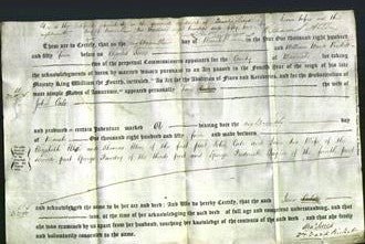 Deed by Married Women - Jane Cale-Original Ancestry