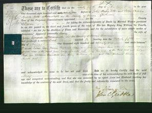 Deed by Married Women - Mary Symonds-Original Ancestry