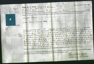 Deed by Married Women - Elizabeth Edwards Sealy-Original Ancestry
