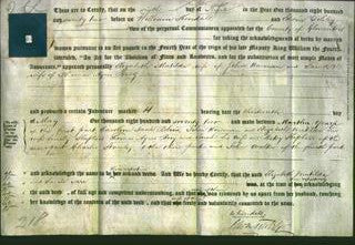 Deed by Married Women - Elizabeth Matilda Howman and Sarah Booy-Original Ancestry