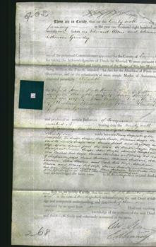 Deed by Married Women - Elizabeth Platt, Rachel Simpson, Mary Brickles, Leah Walker, Mary Ellison and Martha Grundy-Original Ancestry