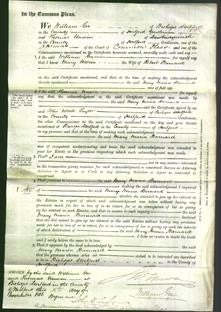 Court of Common Pleas - Mary Maria Barnard-Original Ancestry