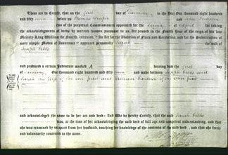 Deed by Married Women - Sarah Gibbs-Original Ancestry