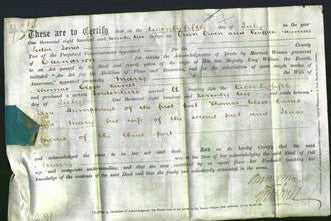 Deed by Married Women - Mary Davies-Original Ancestry
